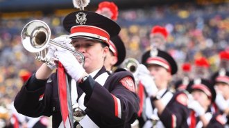 Ohio State's band had lots of impressive activities in 2010.